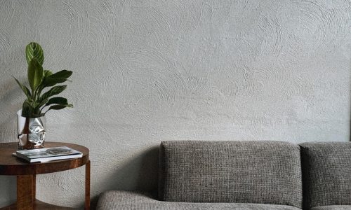 sofa, side table, aesthetic, wall, texture, room